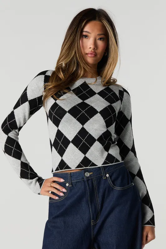 Argyle Knit Sweater sold by Urban Planet