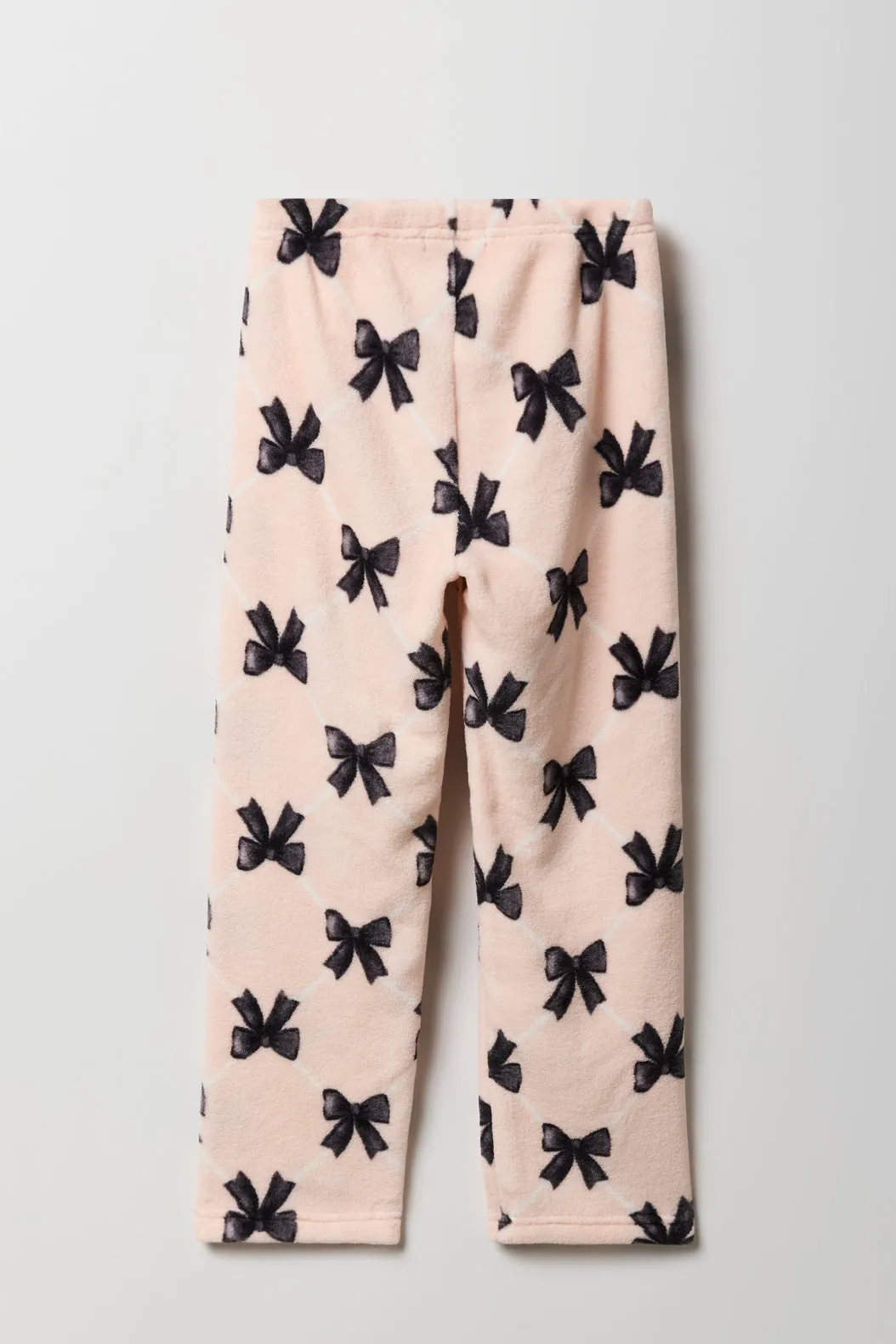 Ensemble pyjama avec t-shirt imprimé et pantalon en peluche pour fille sold by Urban Planet product image thumbnail 5