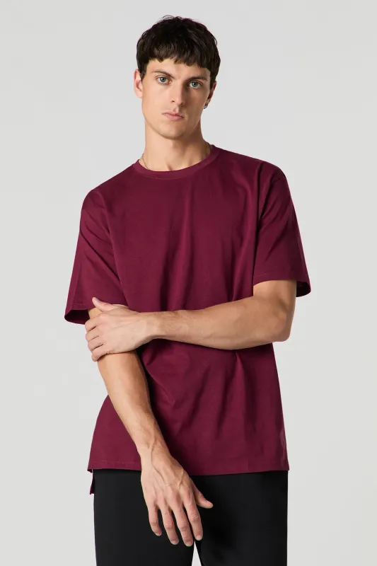 High-Low Crewneck T-Shirt sold by Urban Planet