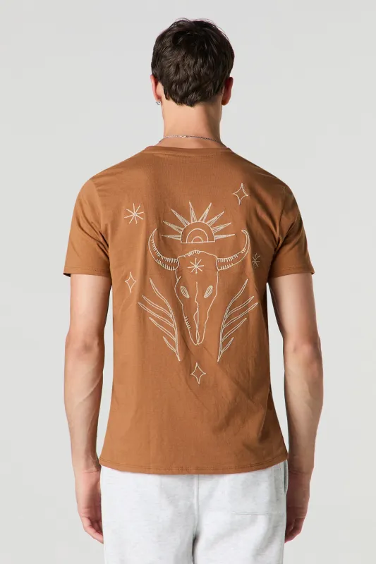 Cowgirl Embroidered T-Shirt sold by Urban Planet