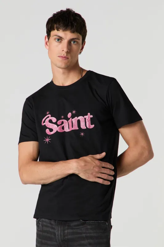 Saint Graphic T-Shirt sold by Urban Planet