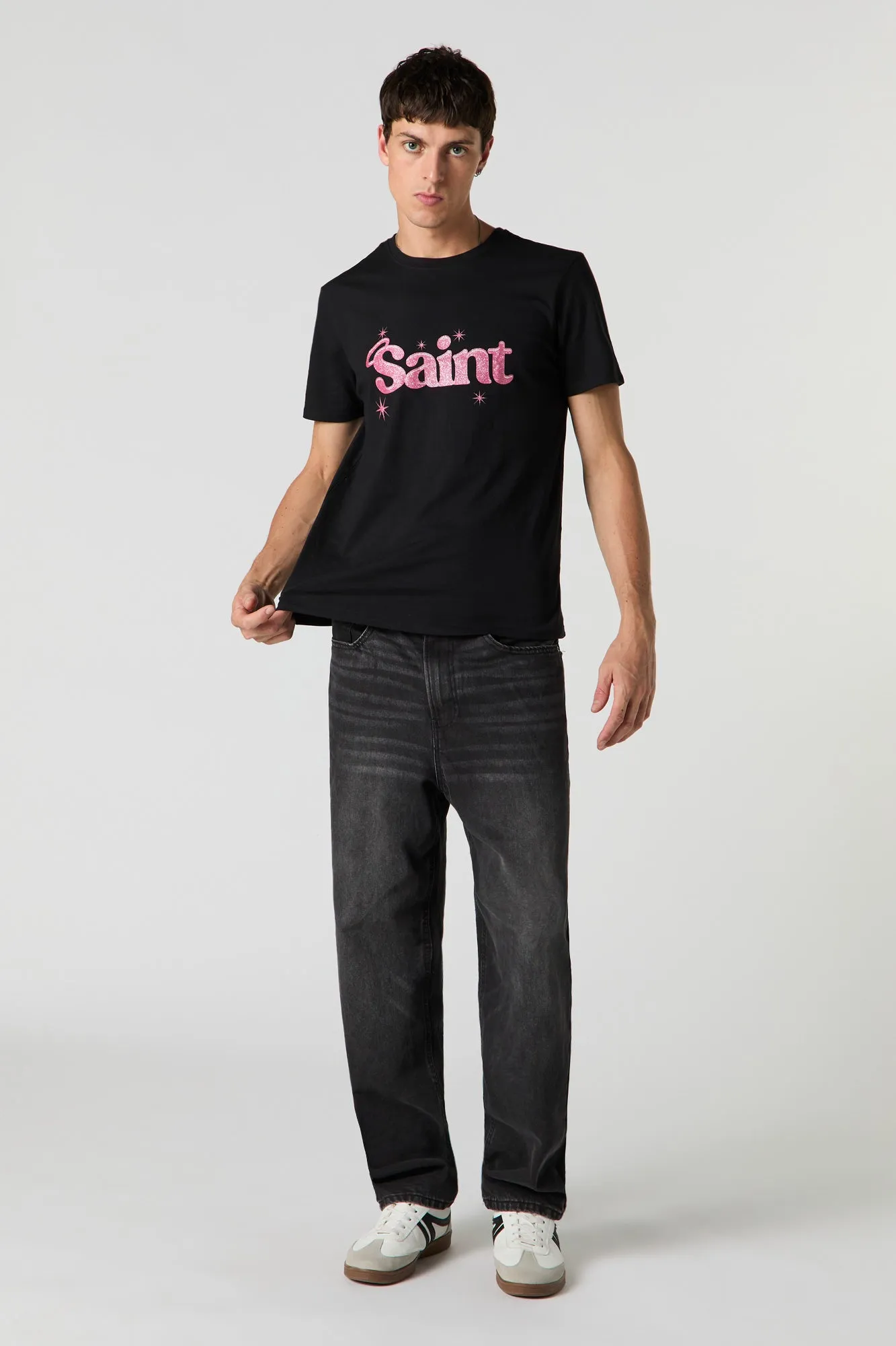 T-shirt à imprimé Saint sold by Urban Planet product image thumbnail 3