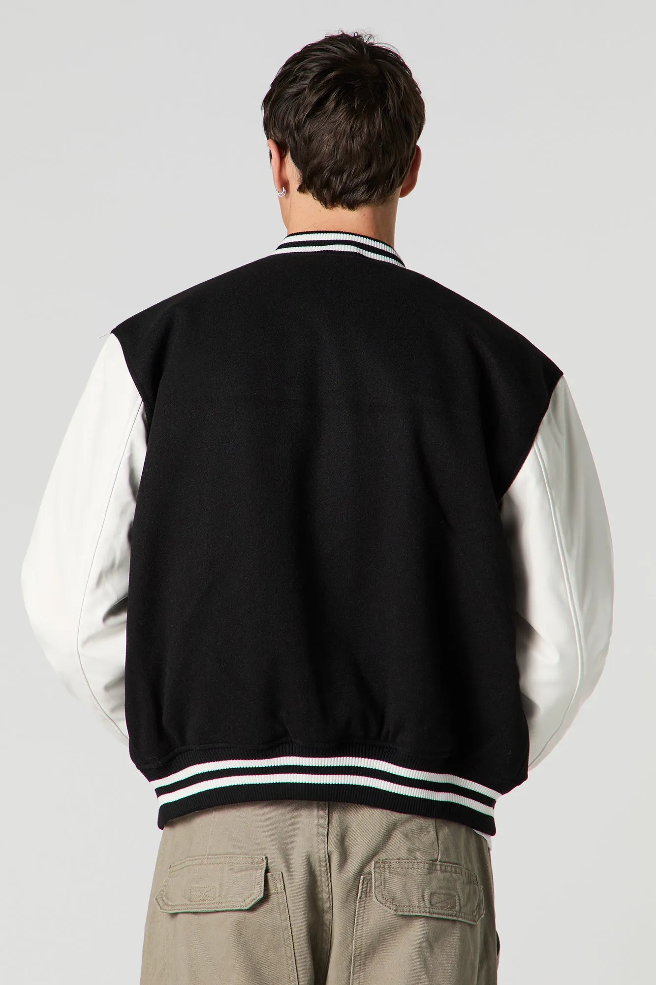 Blouson de style universitaire avec motif brodé sold by Urban Planet product image thumbnail 3