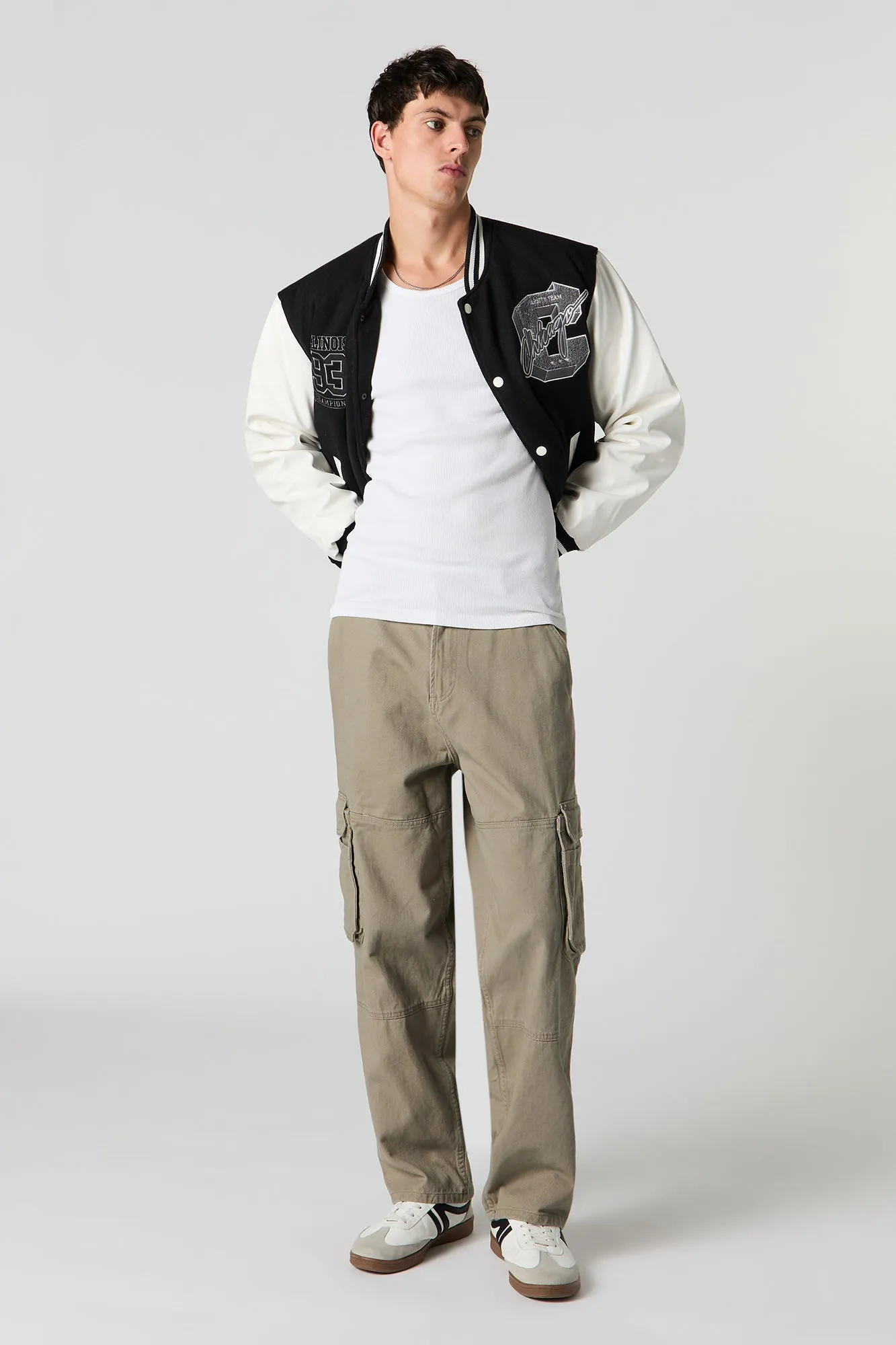 Blouson de style universitaire avec motif brodé sold by Urban Planet product image thumbnail 4