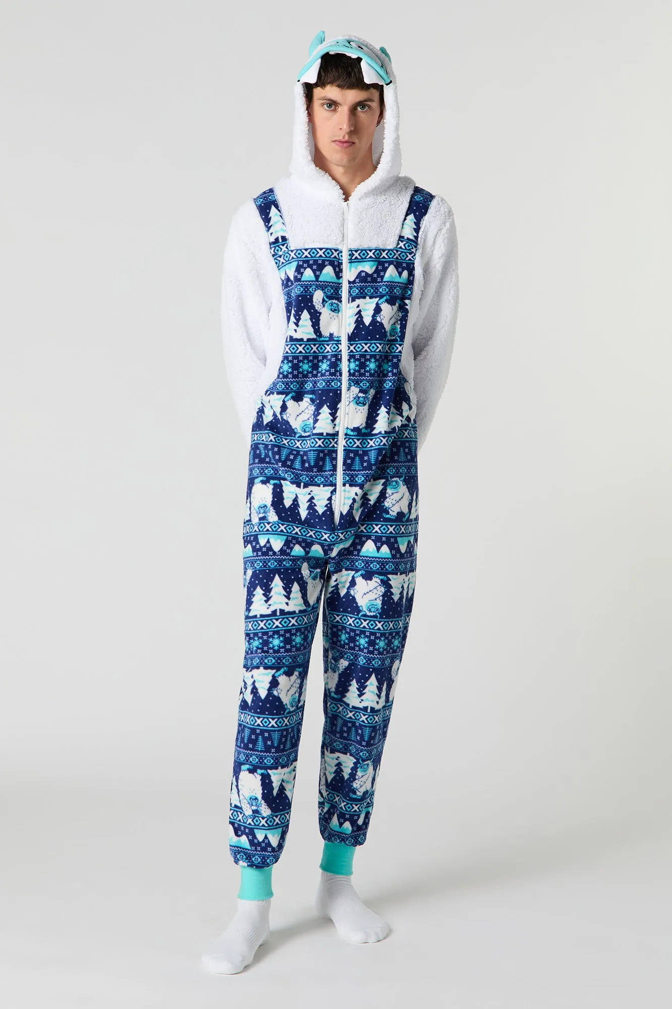 3D Yeti Plush Onesie sold by Urban Planet product image thumbnail 4