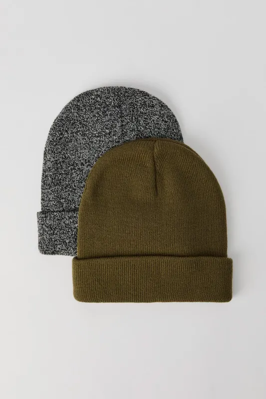 Knit Beanies (2 Pack) sold by Urban Planet