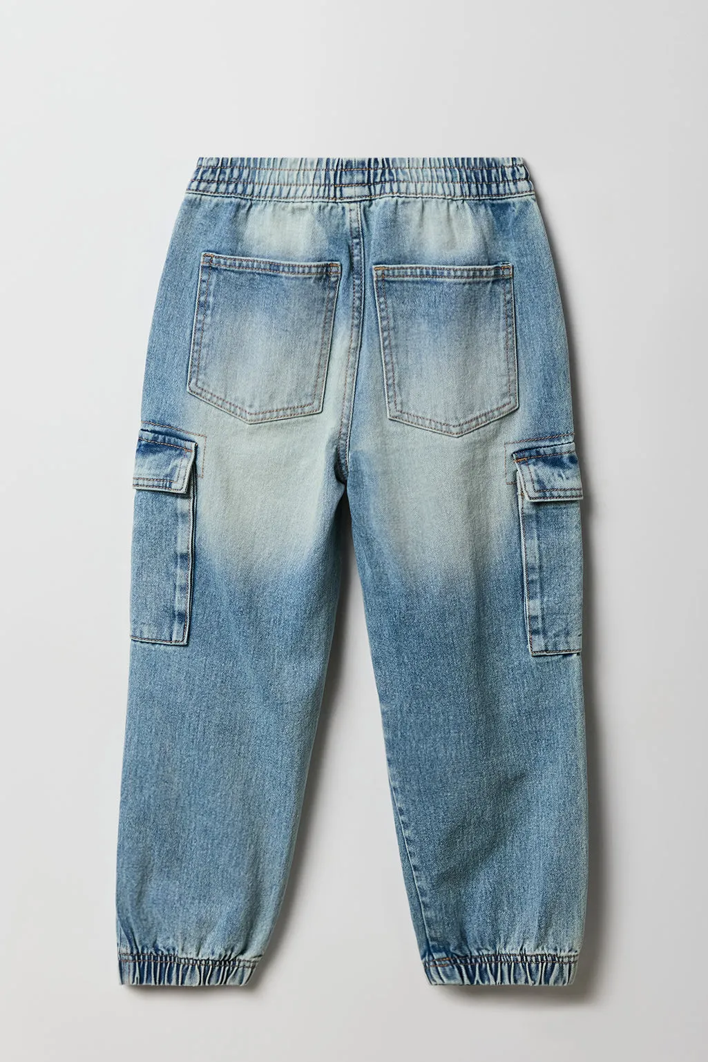 Boys Graffiti Denim Cargo Jogger sold by Urban Planet product image thumbnail 2