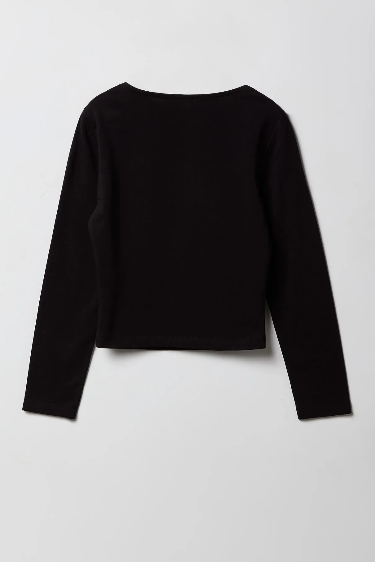 Girls Contour Square Neck Long Sleeve Top sold by Urban Planet product image thumbnail 4