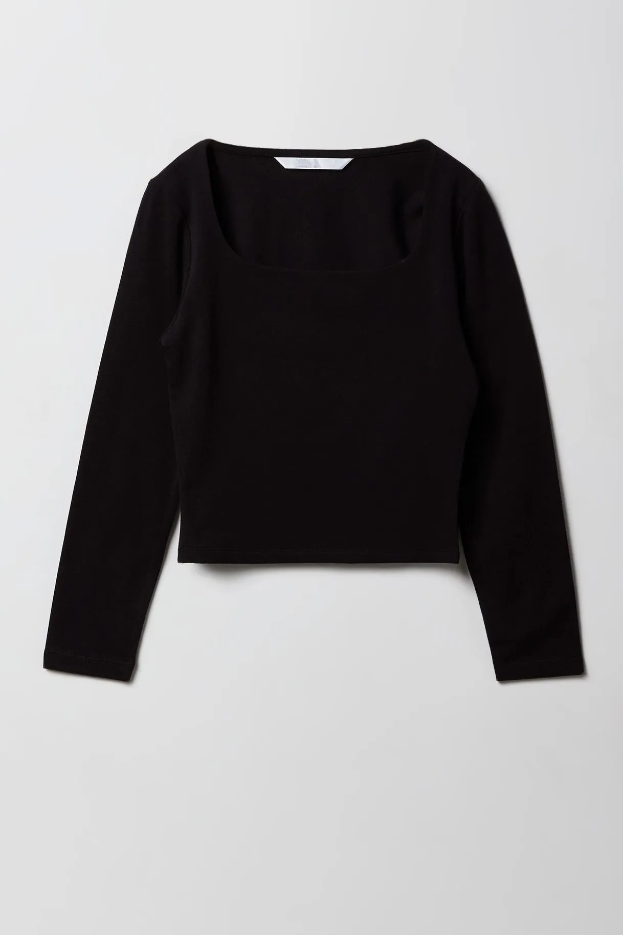 Girls Contour Square Neck Long Sleeve Top sold by Urban Planet product image thumbnail 3