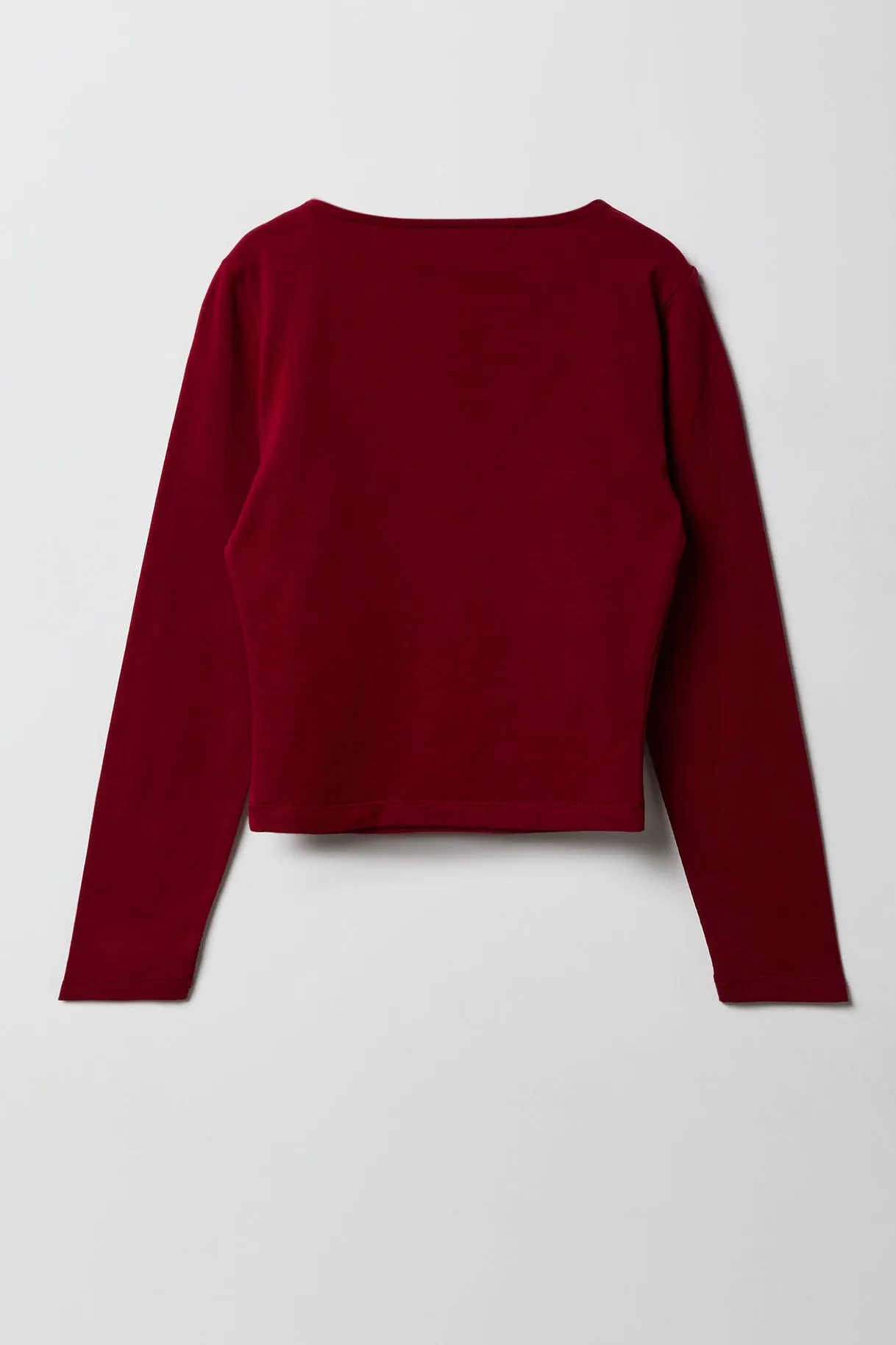 Girls Contour Square Neck Long Sleeve Top sold by Urban Planet product image thumbnail 2