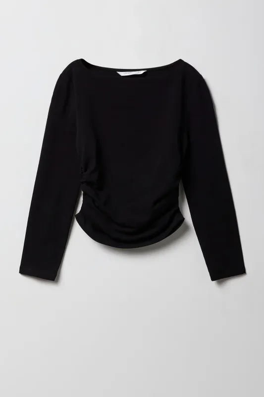 Haut profilé cintré sur les côtés à manches longues pour fille sold by Urban Planet