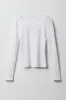 Girls Waffle Knit Henley Long Sleeve Top sold by Urban Planet