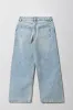 Girls Bow Embroidered Mid Rise Wide Leg Jean sold by Urban Planet