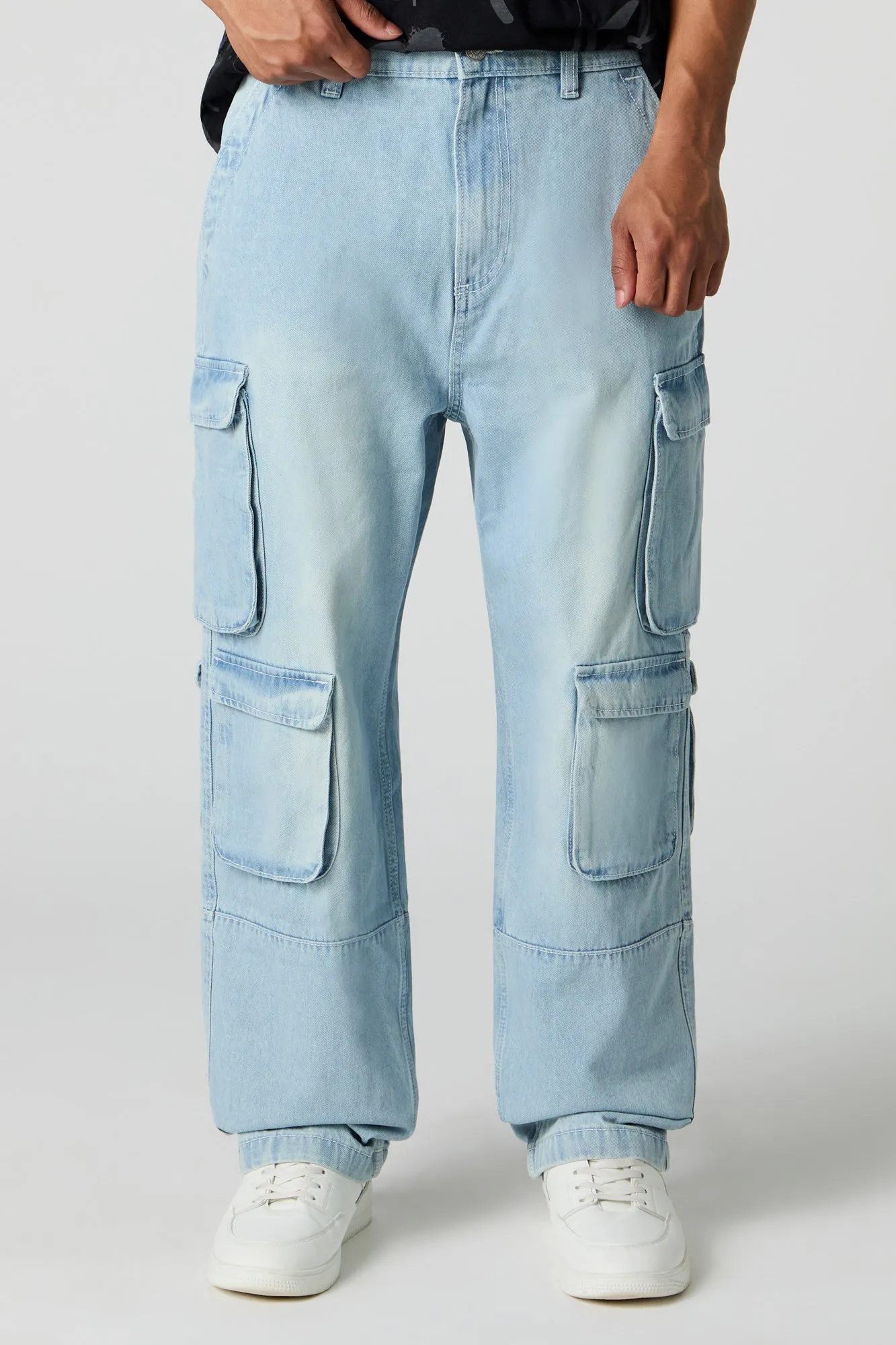 Jean cargo baggy sold by Urban Planet product image thumbnail 5