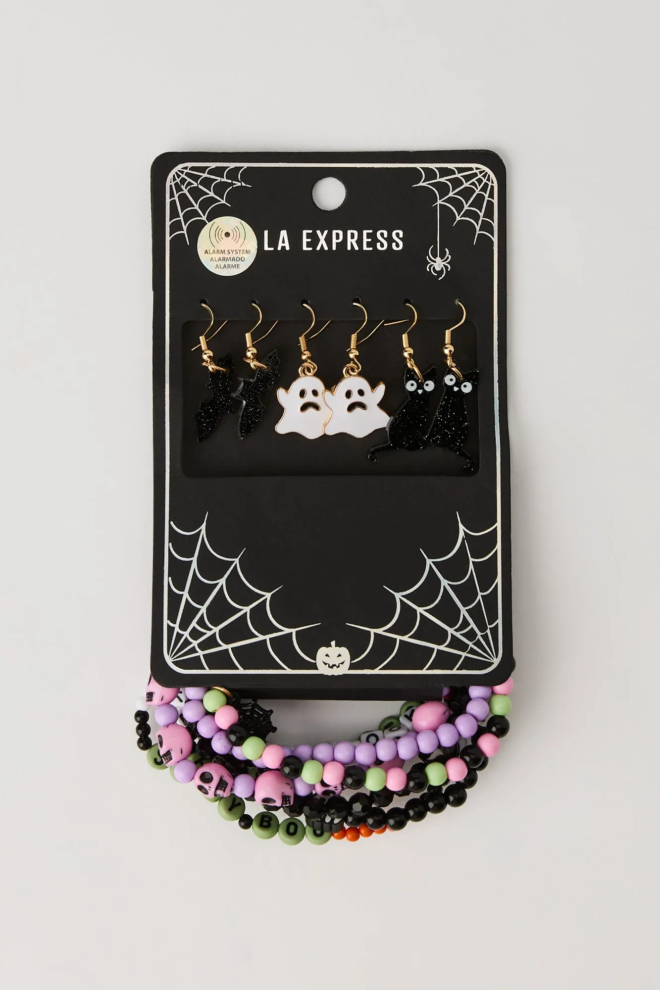 Ensemble avec bracelet et boucles d'oreilles d'Halloween (14 unités) sold by Urban Planet product image thumbnail 4
