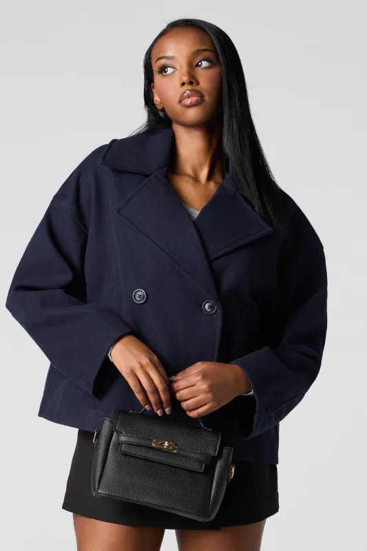 Double Breasted Short Coat sold by Urban Planet