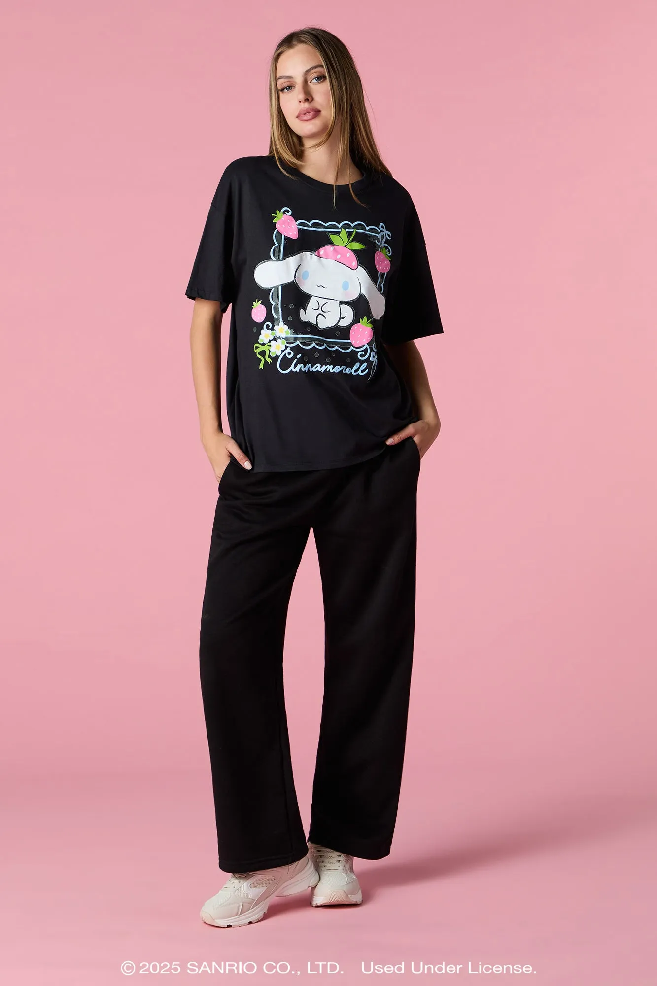Cinnamoroll™ Berry Graphic Boyfriend T-Shirt sold by Urban Planet product image thumbnail 3