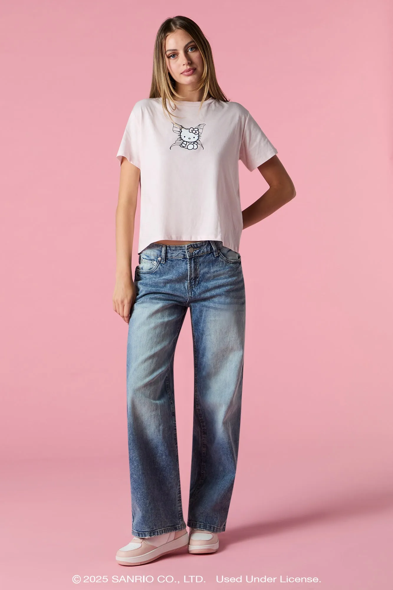 Hello Kitty® Fairy Graphic T-Shirt sold by Urban Planet product image thumbnail 3