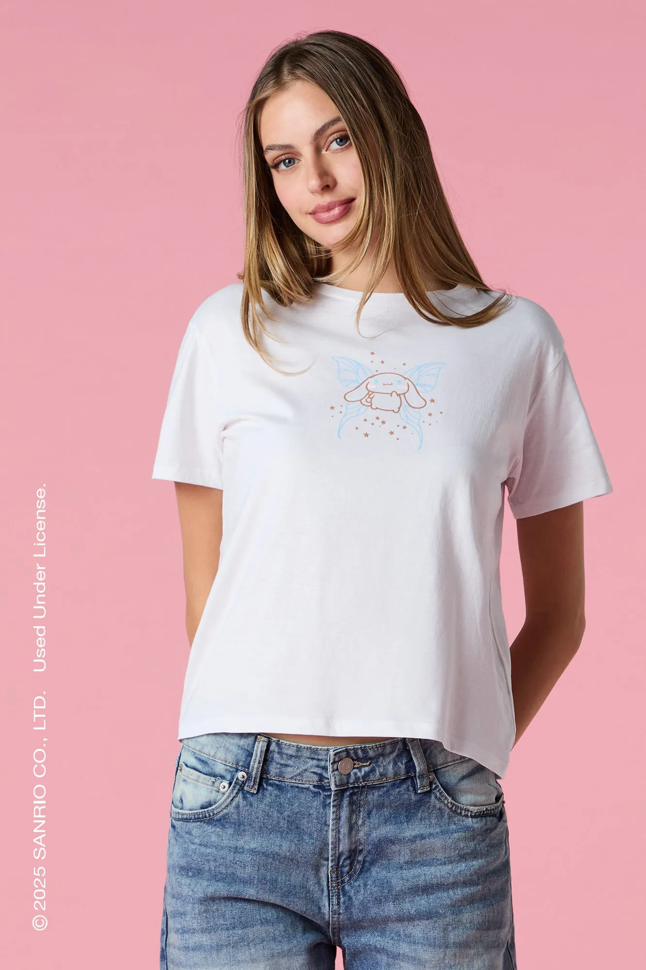 Cinnamoroll™ Embroidered Graphic T-Shirt sold by Urban Planet