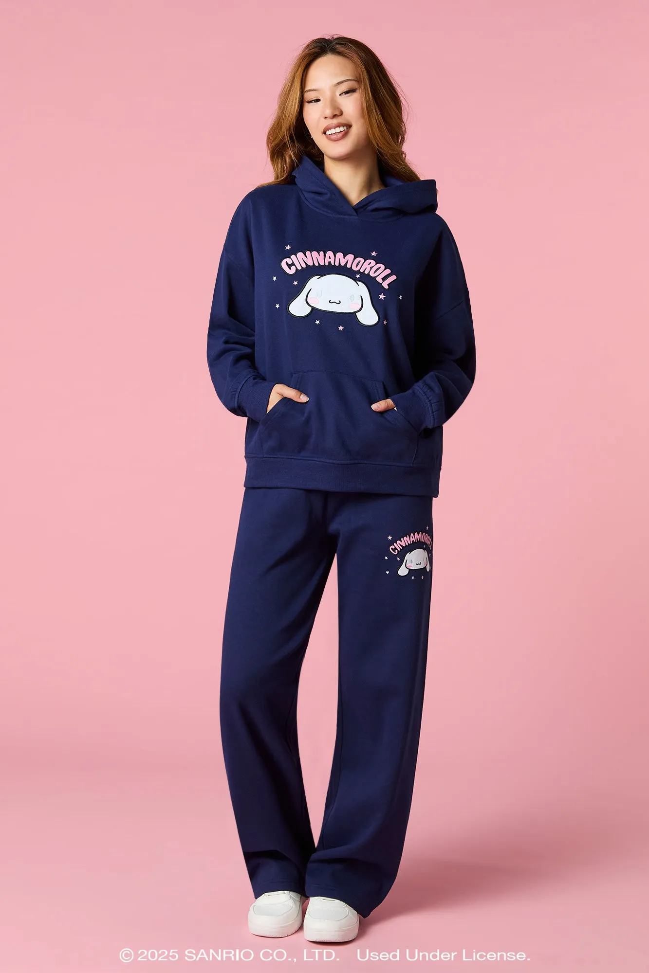 Cinnamoroll™ Embroidered Fleece Hoodie sold by Urban Planet product image thumbnail 3