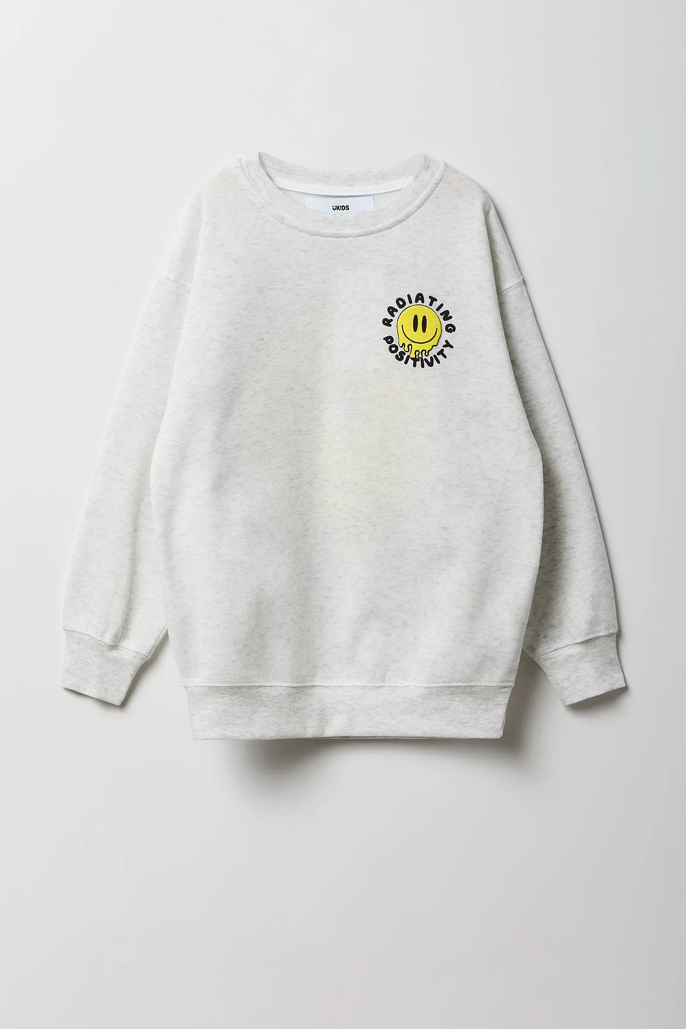 Girls Graphic Oversized Fleece Sweatshirt sold by Urban Planet product image thumbnail 2