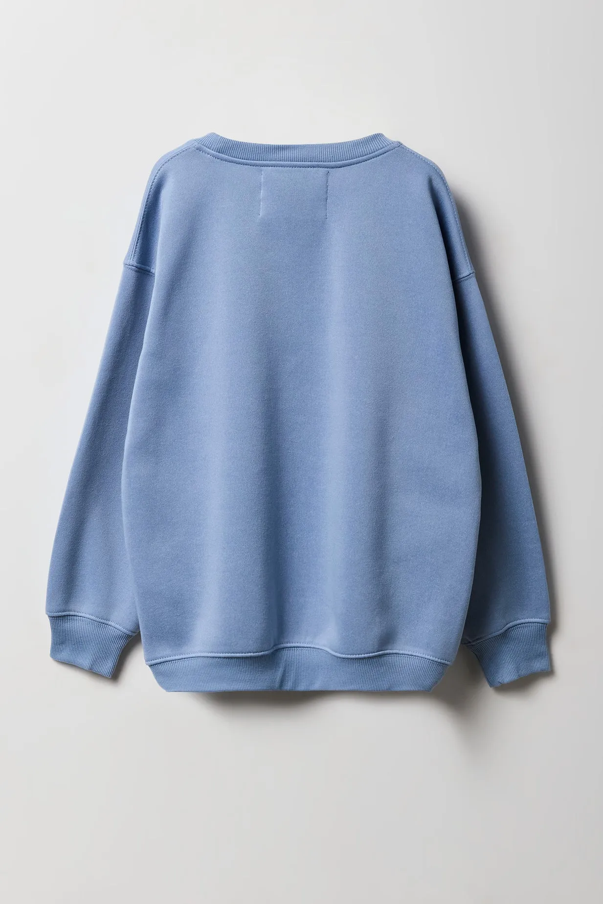 Girls Positivity Puff Print Oversized Fleece Sweatshirt sold by Urban Planet product image thumbnail 2