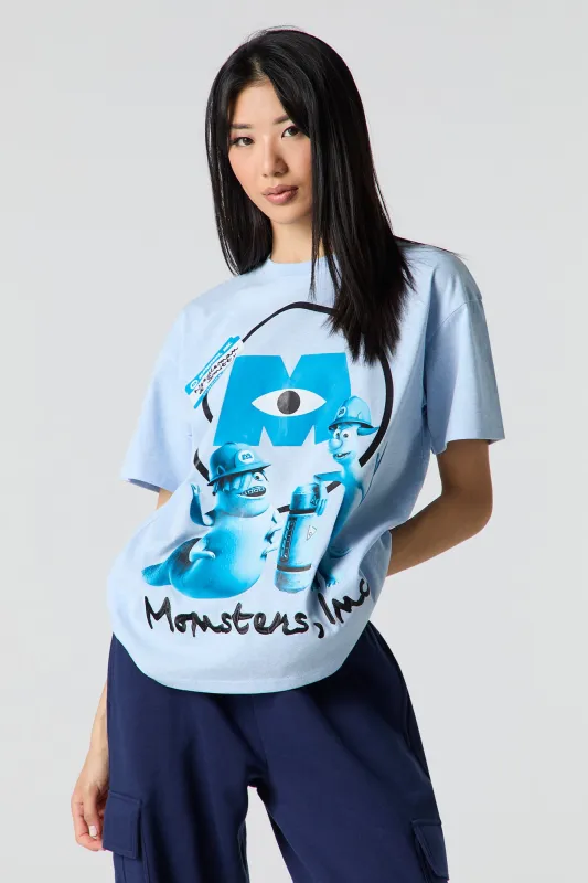 T-shirt coupe garçonne à imprimé Monsters Inc sold by Urban Planet