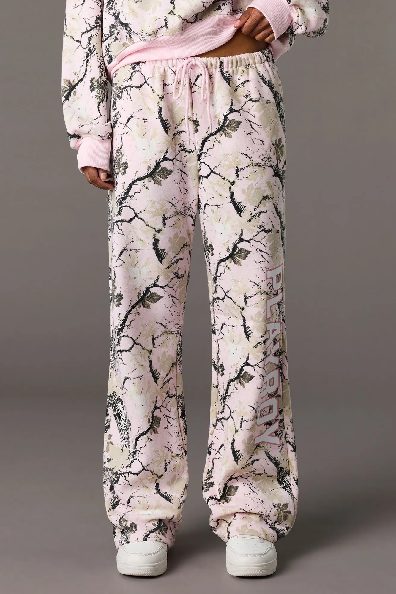 Playboy Fleece Wide Leg Sweatpant sold by Urban Planet product image thumbnail 2