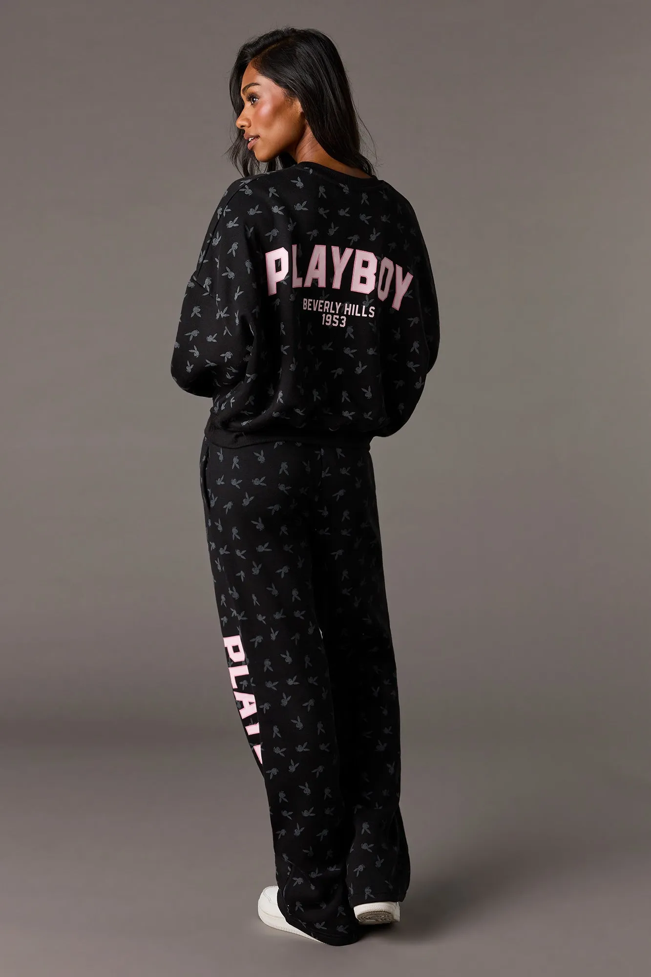 Pantalon en molleton à jambe large Playboy sold by Urban Planet product image thumbnail 4