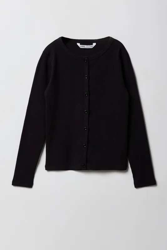 Cardigan côtelé pour filles sold by Urban Planet