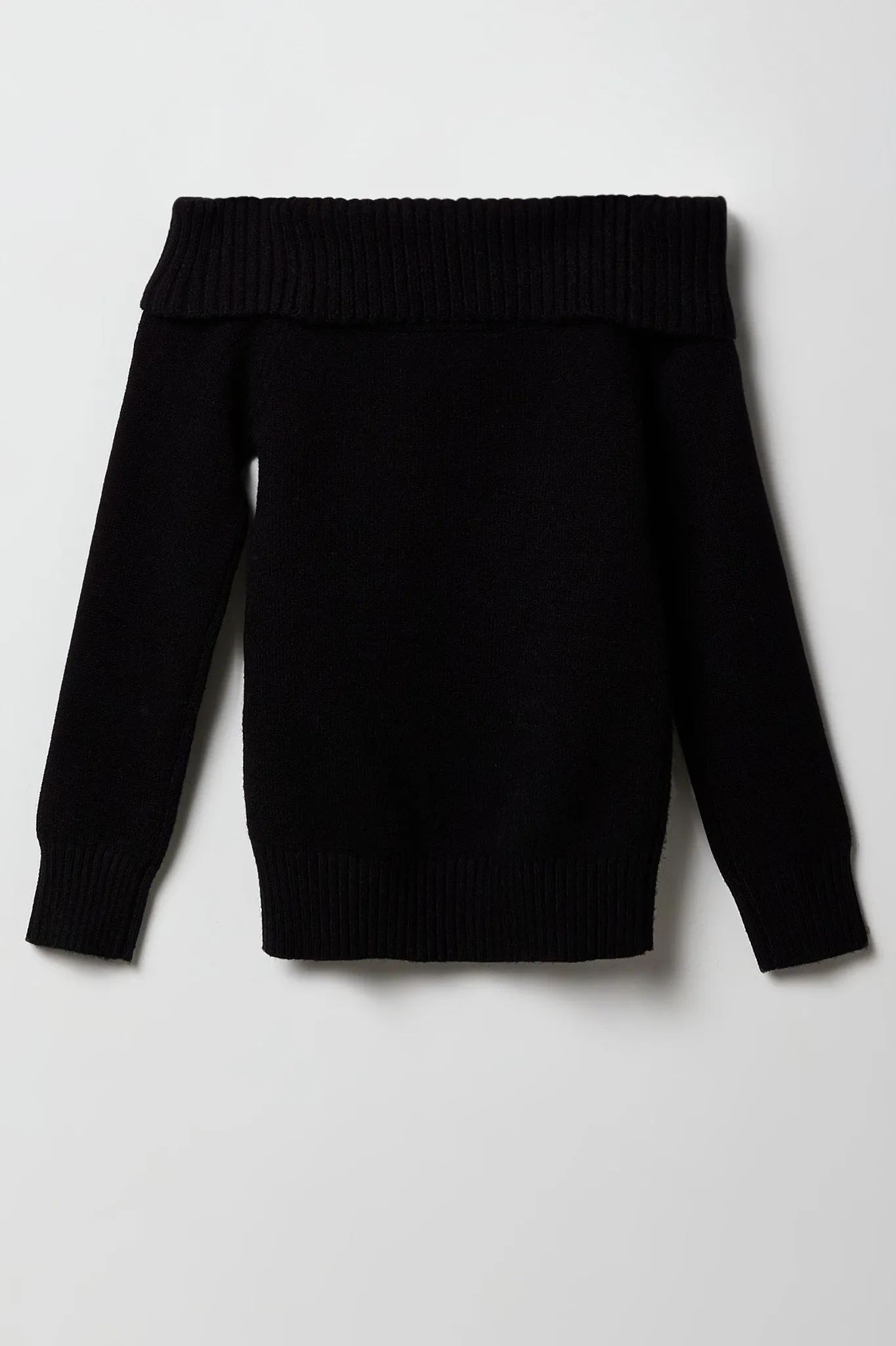 Girls Foldover Off Shoulder Sweater sold by Urban Planet product image thumbnail 4