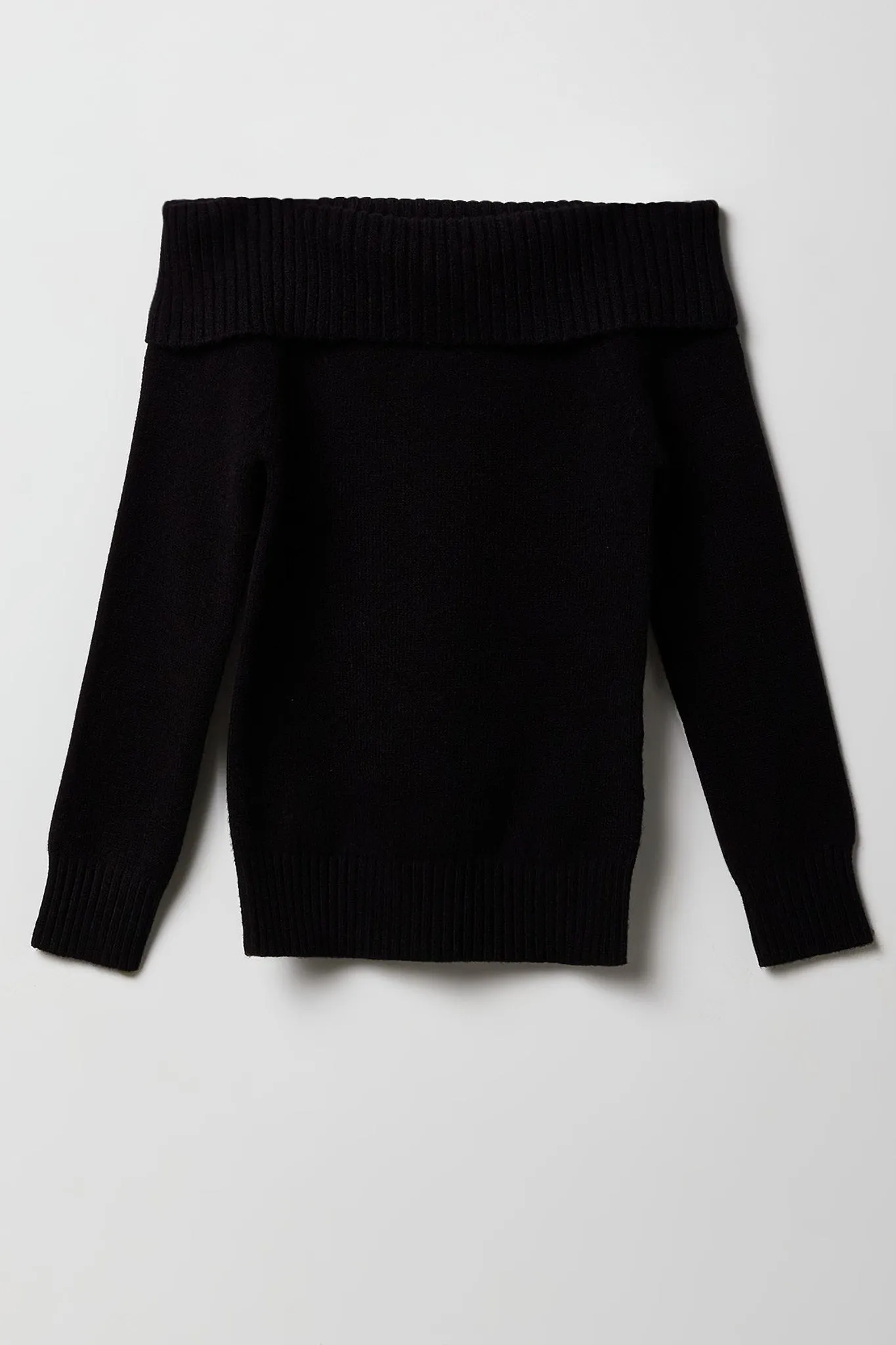 Girls Foldover Off Shoulder Sweater sold by Urban Planet product image thumbnail 3