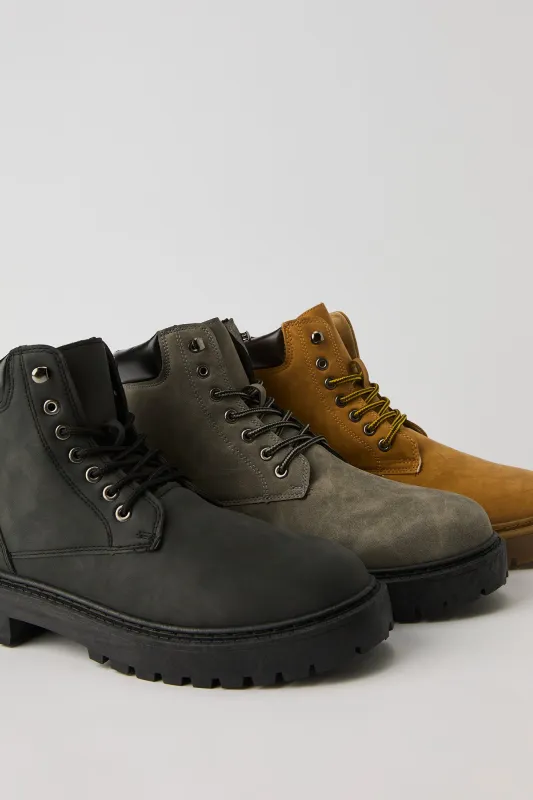 Lace Up Hiking Boot sold by Urban Planet