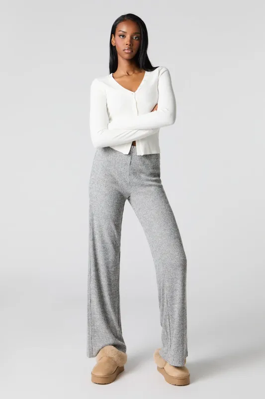 Ribbed Wide Leg Pant sold by Urban Planet