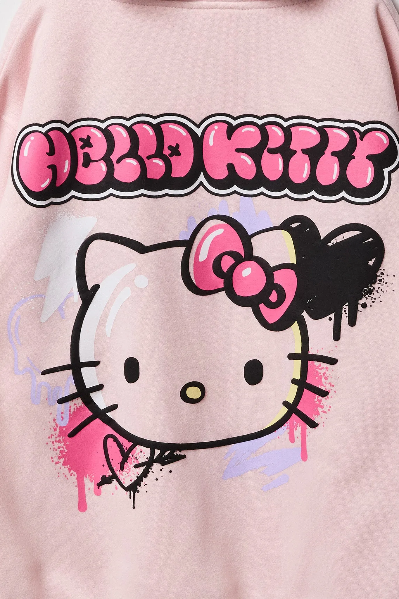 Hello Kitty® Girls Puff Print Hoodie sold by Urban Planet product image thumbnail 3