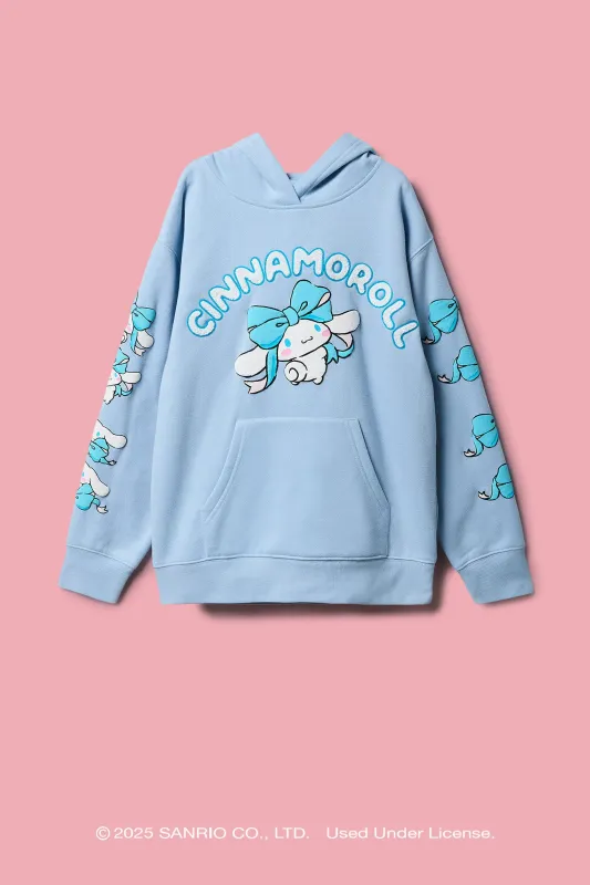 Cinnamoroll™ Girls Puff Print Hoodie sold by Urban Planet