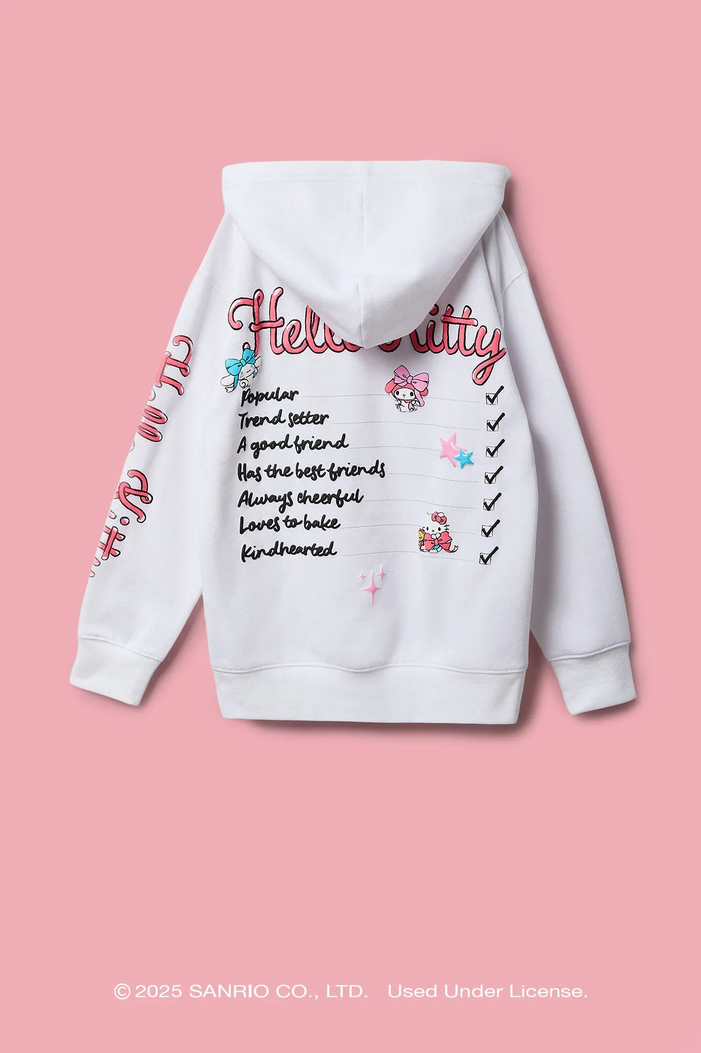 Hello Kitty® and Friends Girls Puff Print Hoodie sold by Urban Planet