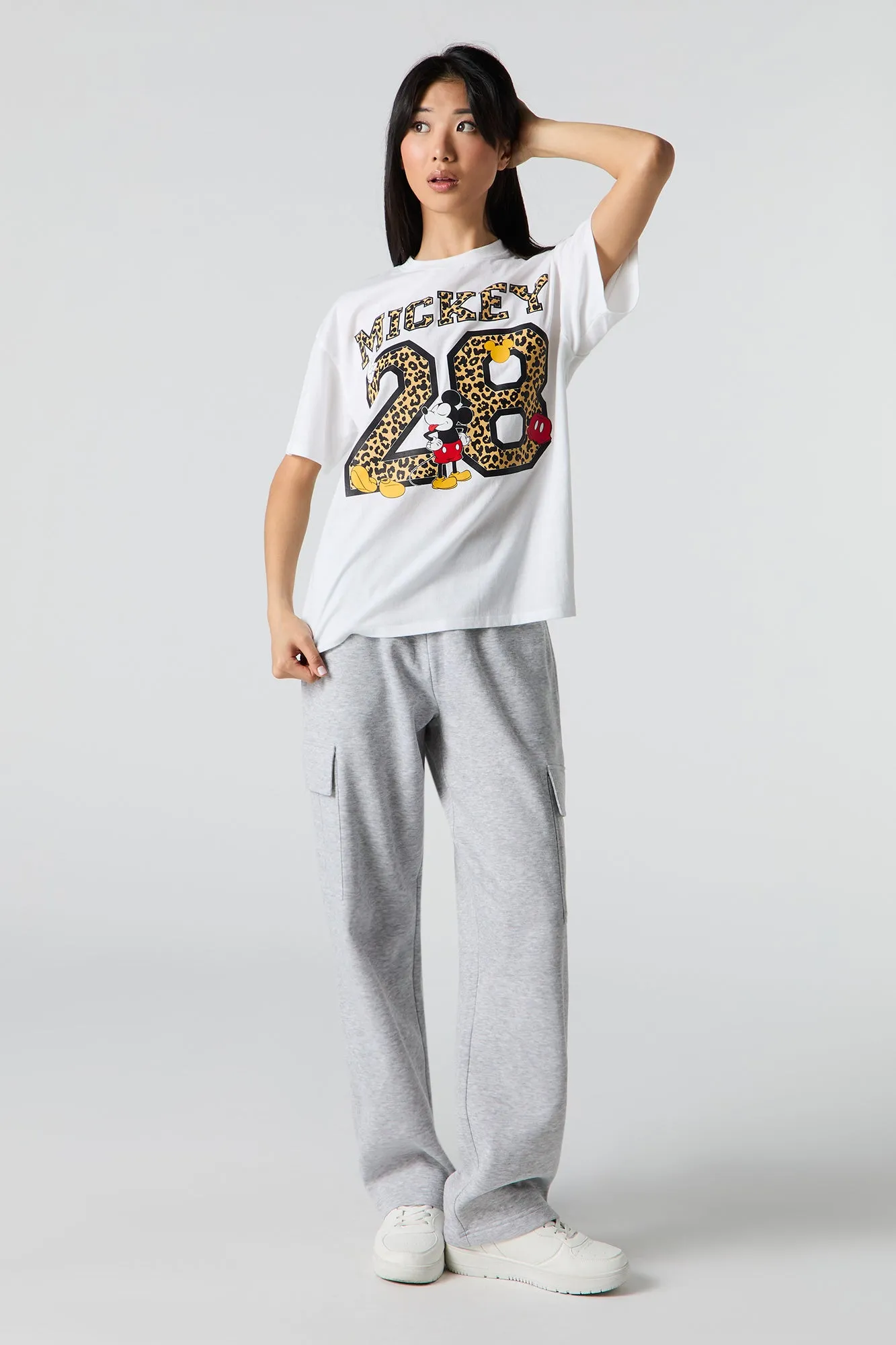 Disney Mickey Mouse Graphic Boyfriend T-Shirt sold by Urban Planet product image thumbnail 3