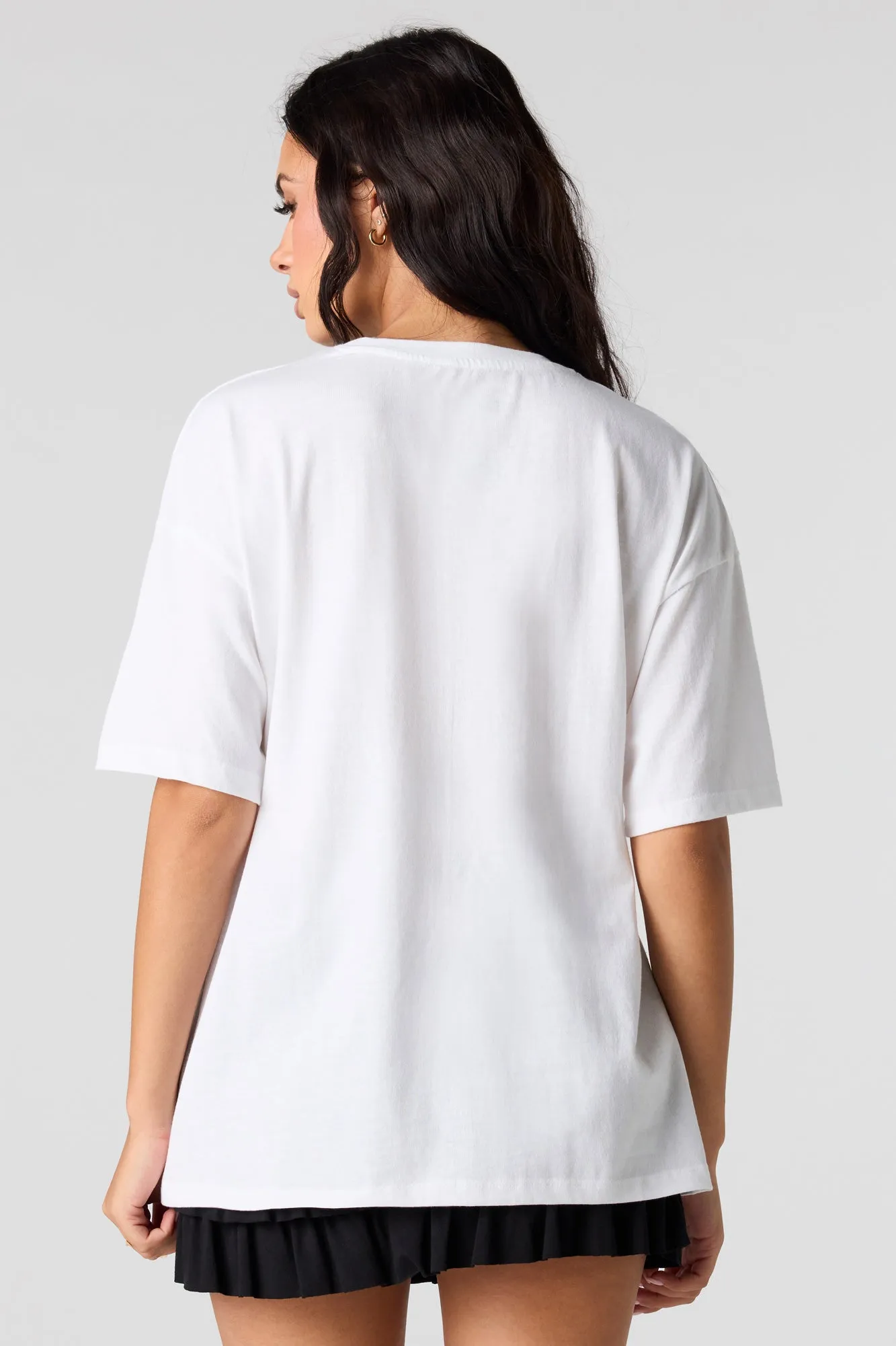 Alice in Wonderland Graphic Boyfriend T-Shirt sold by Urban Planet product image thumbnail 2