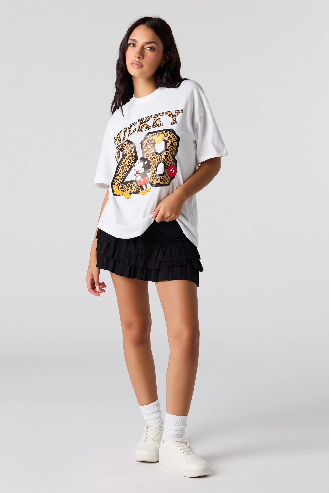 Mickey Mouse Graphic Boyfriend T-Shirt sold by Urban Planet product image thumbnail 3