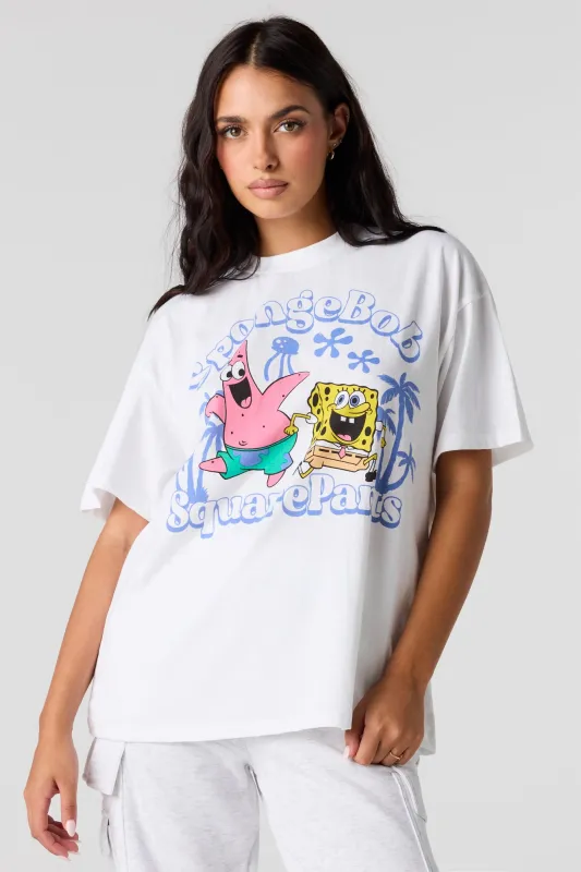 SpongeBob Graphic Boyfriend T-Shirt sold by Urban Planet