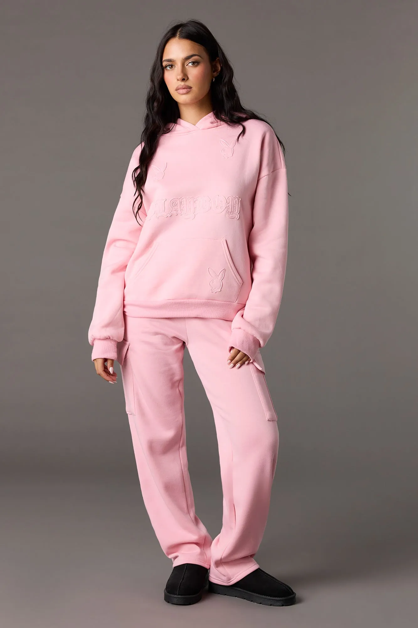 Playboy Wide Leg Cargo Sweatpant sold by Urban Planet product image thumbnail 5