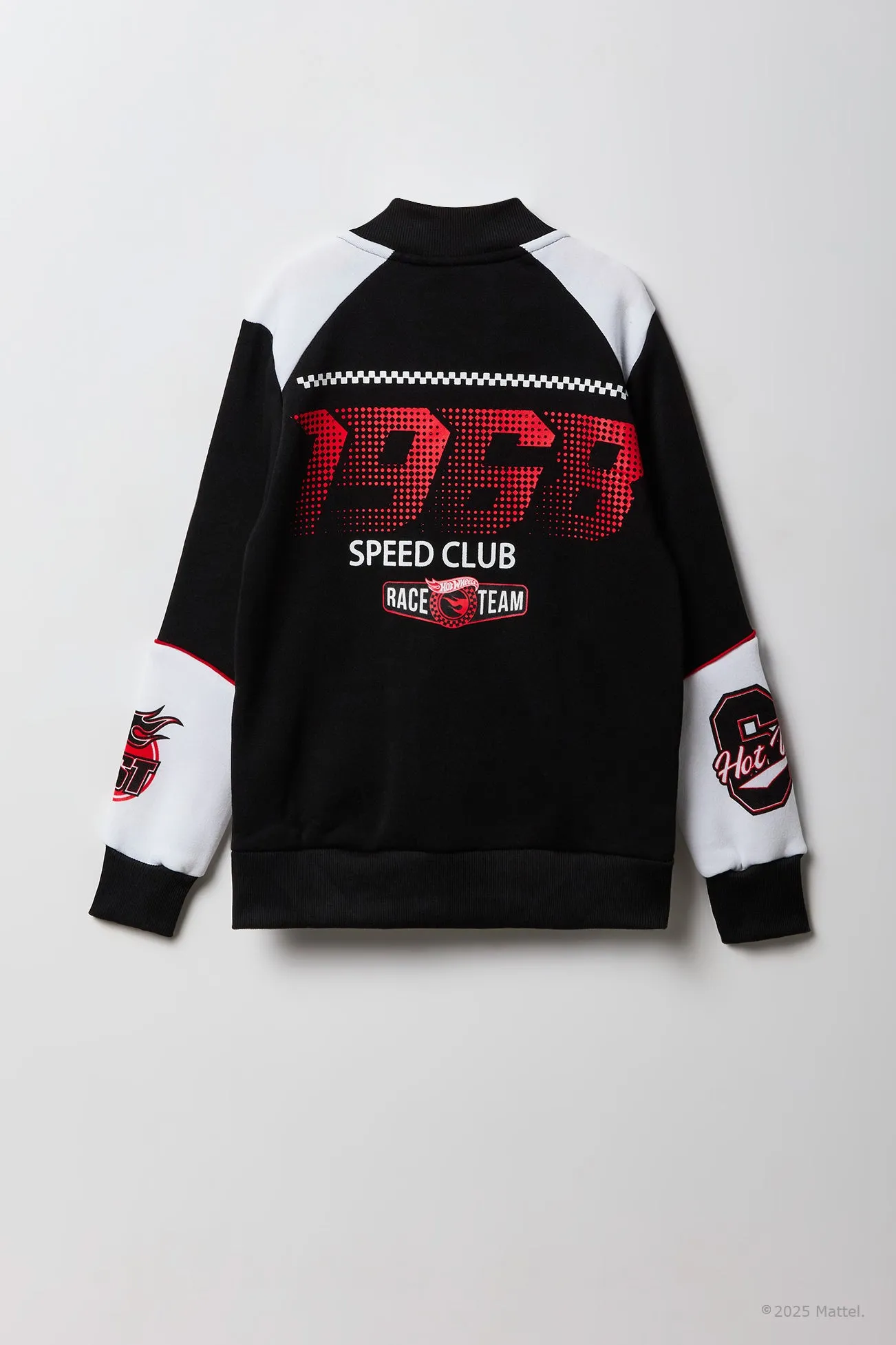 Blouson aviateur en molleton à imprimé Hot Wheels pour enfant sold by Urban Planet product image thumbnail 2