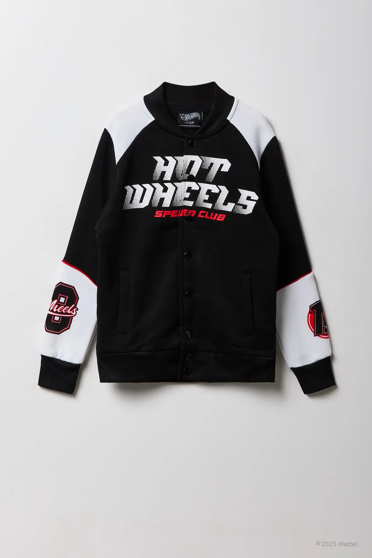 Blouson aviateur en molleton à imprimé Hot Wheels pour enfant sold by Urban Planet