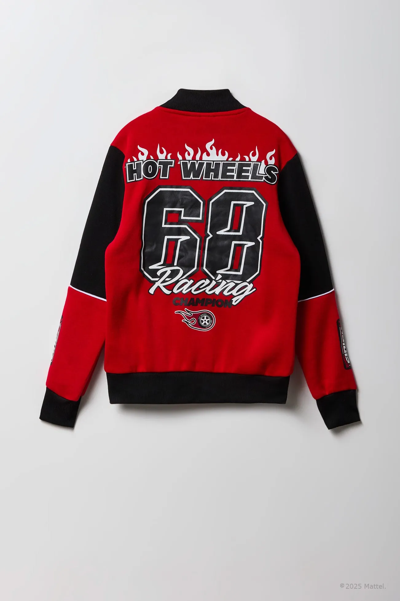 Blouson aviateur en molleton à imprimé Hot Wheels pour enfant sold by Urban Planet product image thumbnail 5