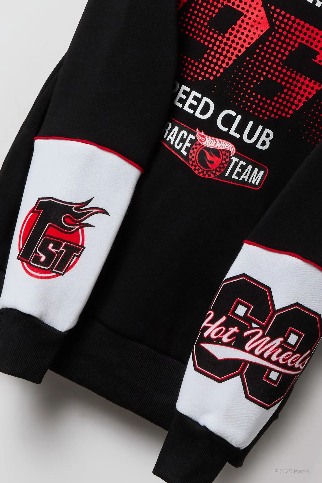 Blouson aviateur en molleton à imprimé Hot Wheels pour enfant sold by Urban Planet product image thumbnail 3