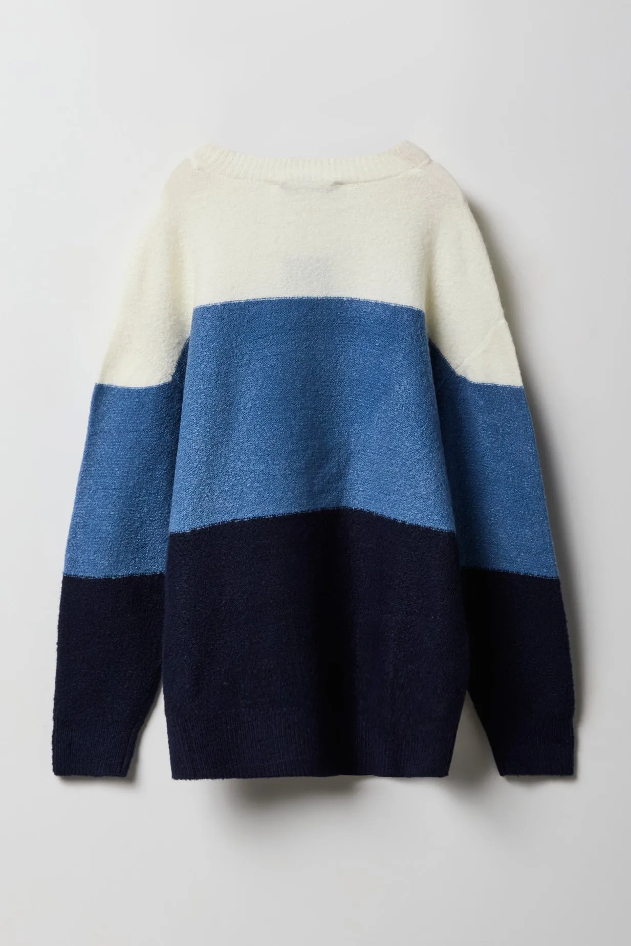 Boys Mossy Knit Colourblock Sweater sold by Urban Planet product image thumbnail 2