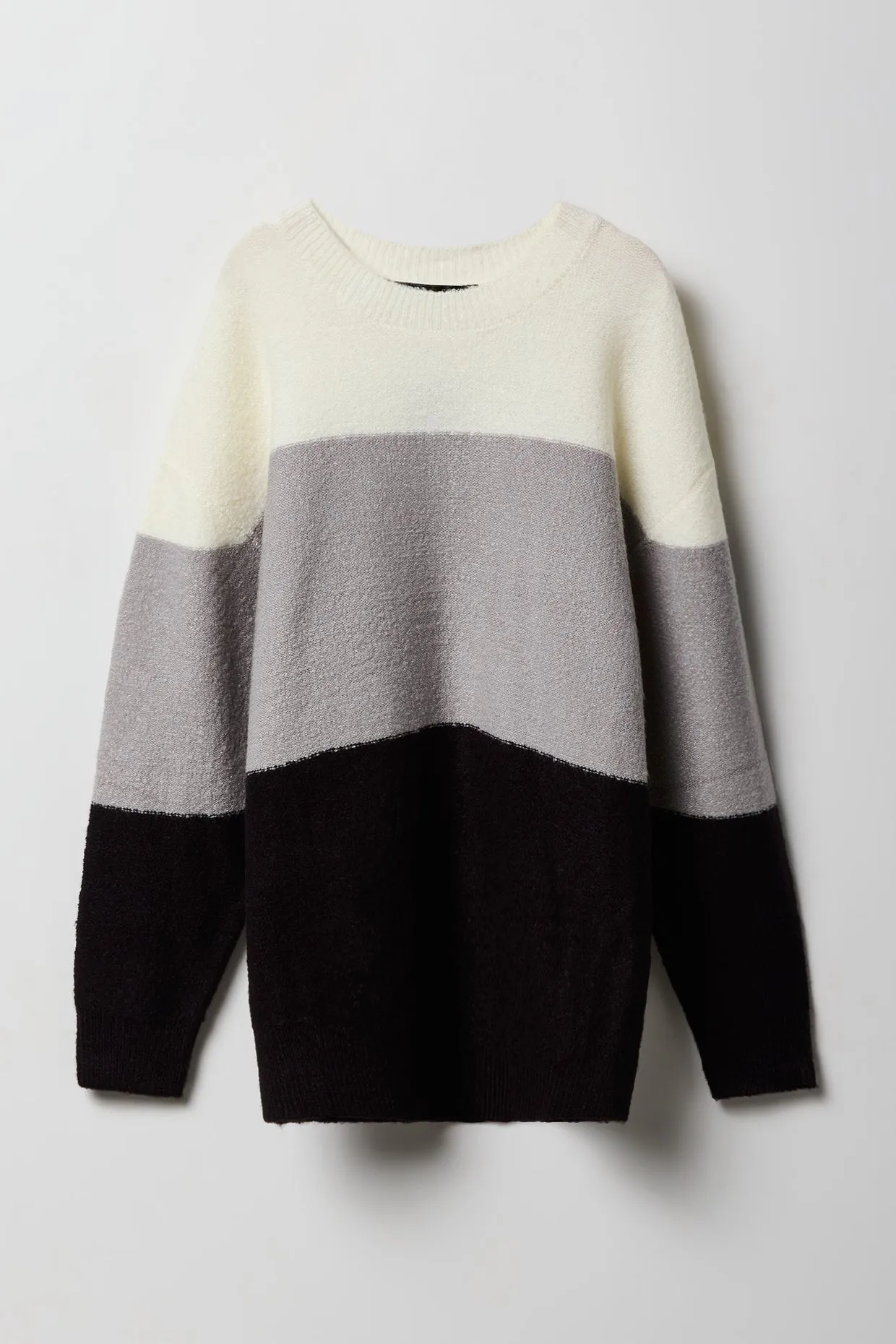 Boys Mossy Knit Colourblock Sweater sold by Urban Planet product image thumbnail 3