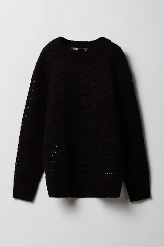 Boys Open Knit Sweater sold by Urban Planet