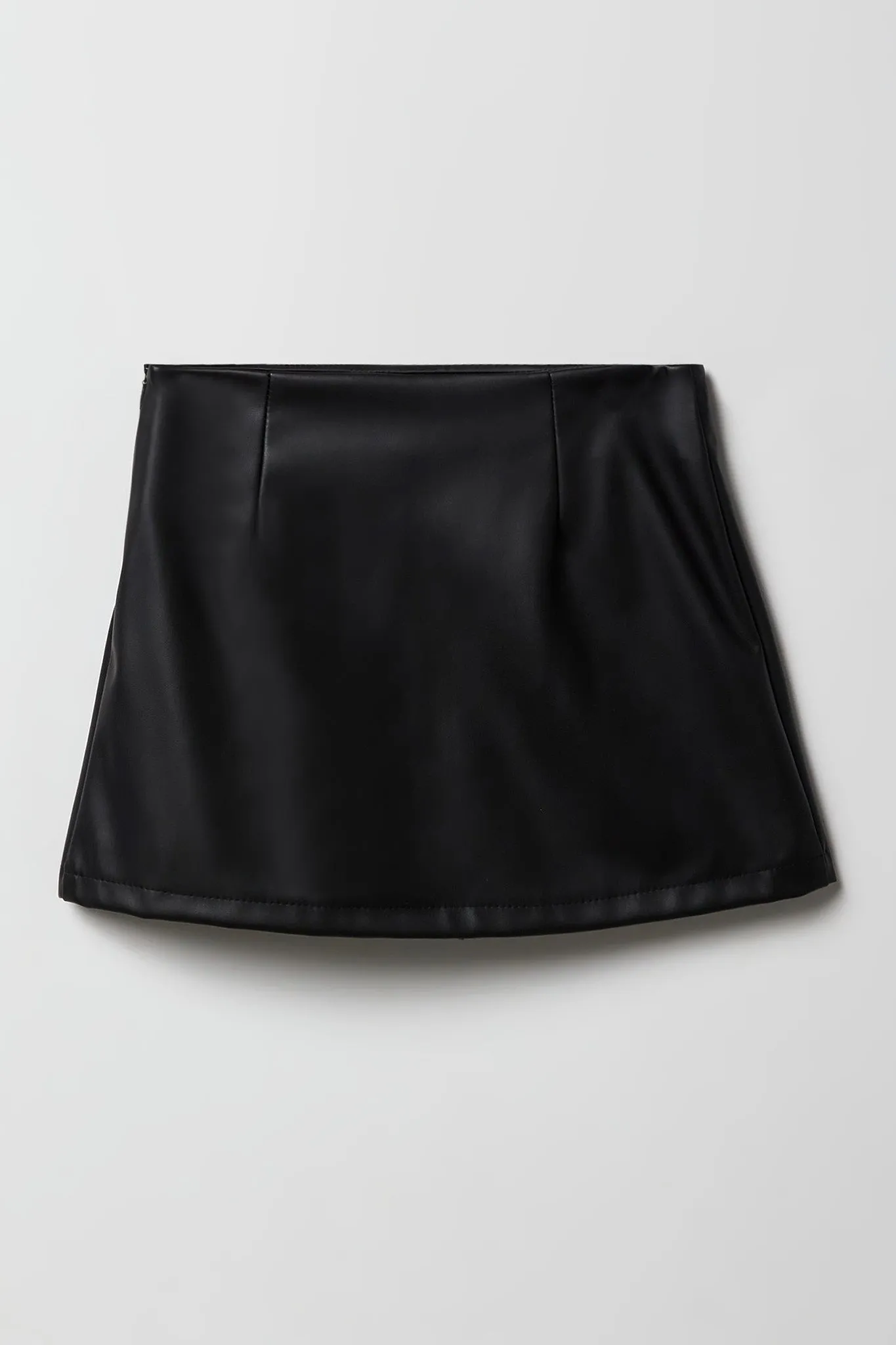 Girls Faux Leather Wrap Skort sold by Urban Planet product image thumbnail 2